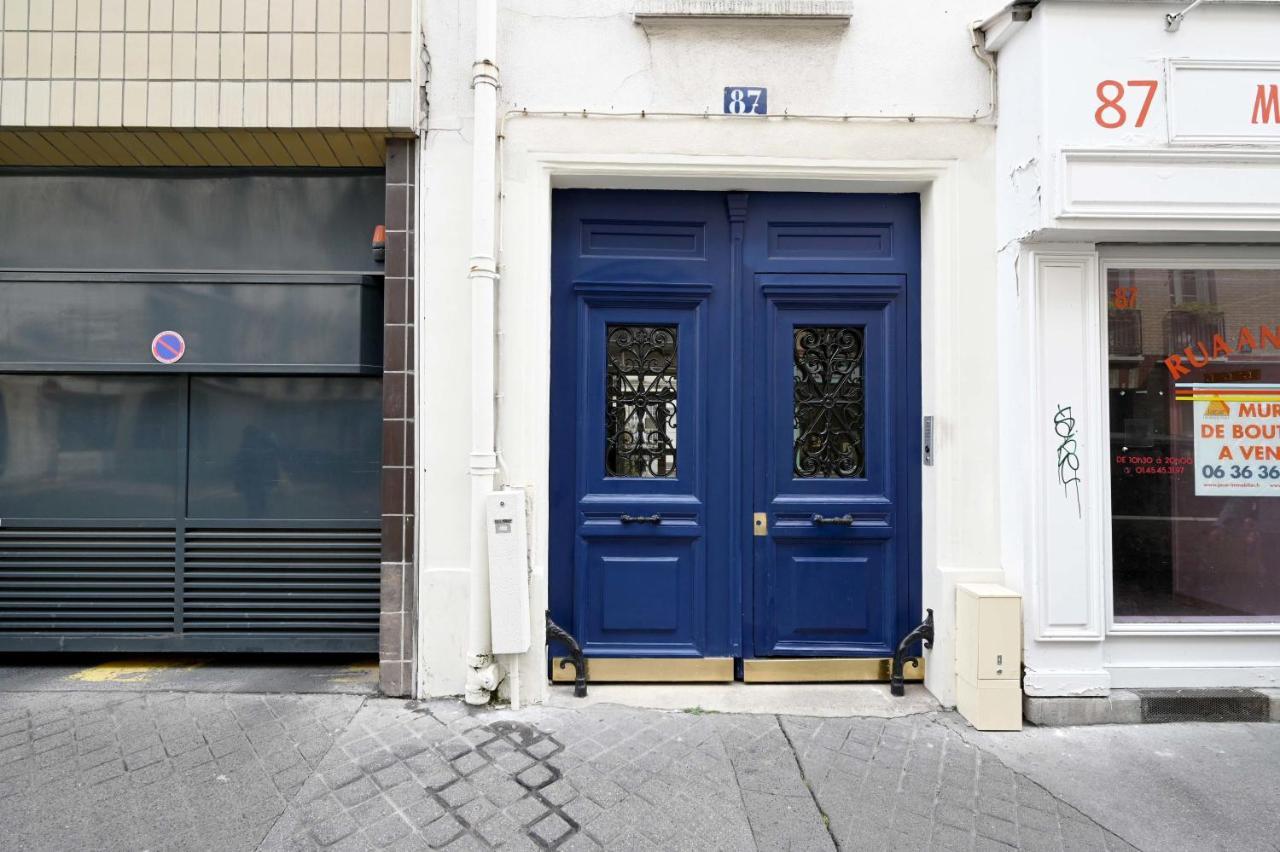 Modern Large Studio Apartment For 3 Paris Exteriör bild